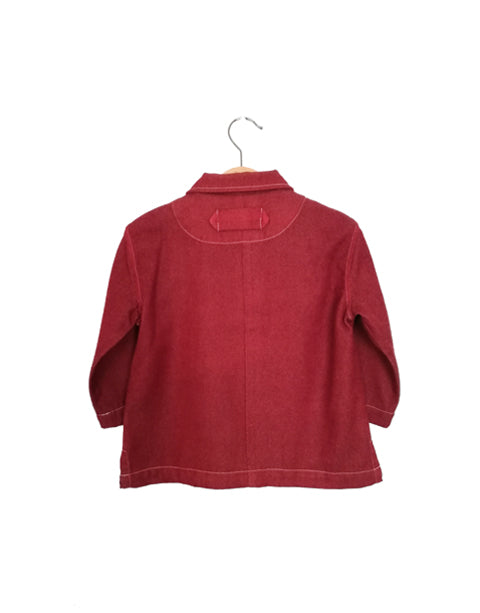 Cotton Wool Workwear Jacket | Red Brick